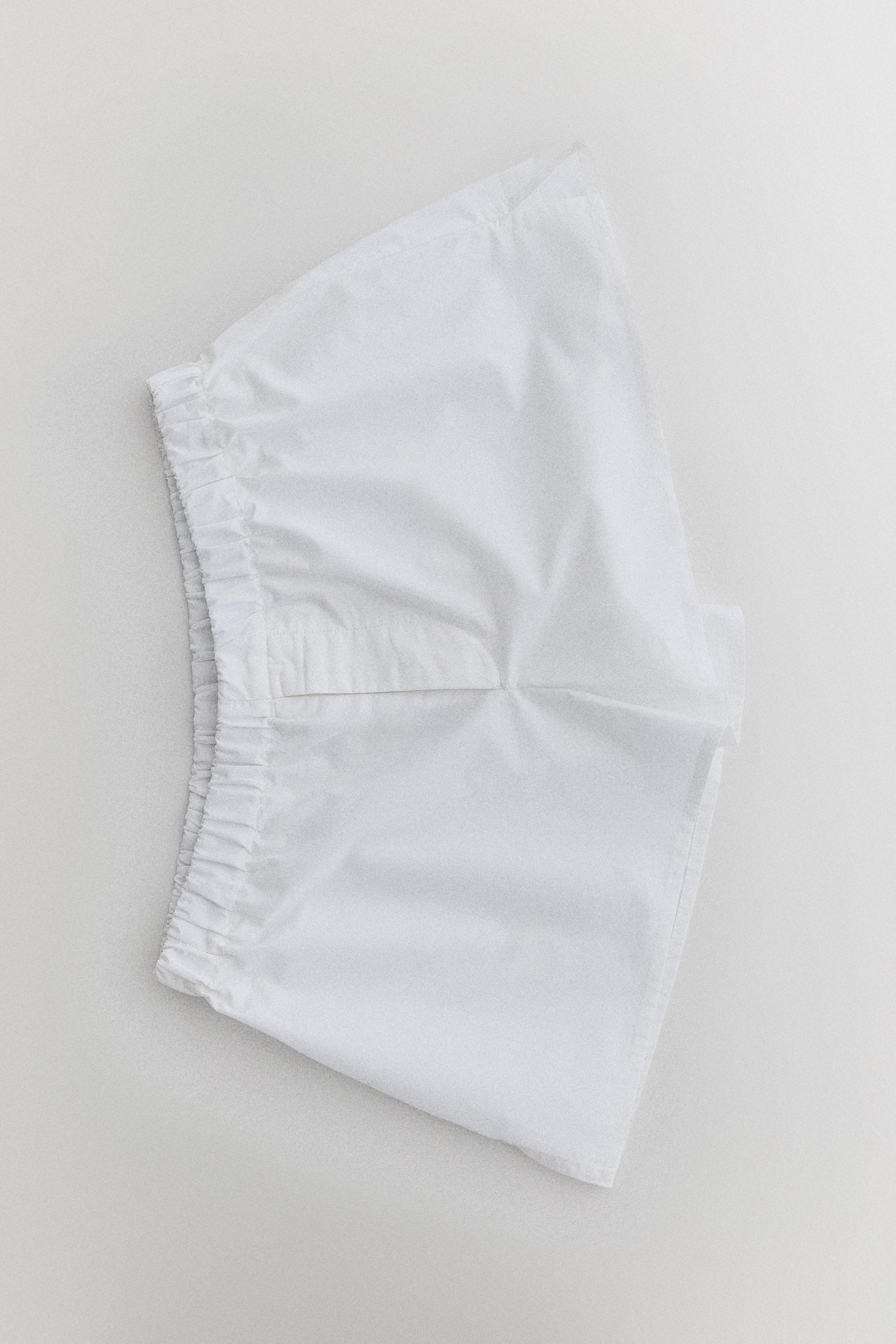 PLAIN COTTON SHORTS
